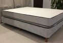 Hogar - Sommier + Colchón Inducol Resortes April Color Blanco - En Venta