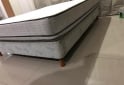 Hogar - Sommier + Colchón Inducol Resortes April Color Blanco - En Venta