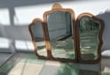 Hogar - Espejo tríptico antiguo | Cedro natural | Cristal biselado - En Venta