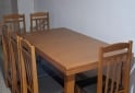 Hogar - Mesa madera color natural lustrada - En Venta