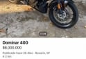 Motos - Bajaj 400 dominar 2019 Nafta 2500Km - En Venta