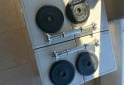 Deportes - Excelente Par de Mancuernas con Rosca Marca MIR XL con 10 Kg de Discos Bumper - En Venta