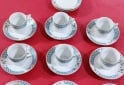 Hogar - Juego de Caf� de porcelana china de exportaci�n para 9 personas + 2 platitos del mismo juego - En Venta