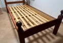 Hogar - LEER Cama 1 pza + mesita luz + baile ruta algarrobo macizo sin detalles! - En Venta