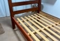 Hogar - LEER Cama 1 pza + mesita luz + baile ruta algarrobo macizo sin detalles! - En Venta