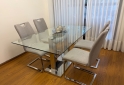 Hogar - Mesa de vidrio espejada con 6 sillas - En Venta