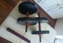 Deportes - Set de Par de Mancuernas, Barra y Kilo + Colchoneta Proyec - En Venta