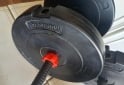Deportes - Set de Par de Mancuernas, Barra y Kilo + Colchoneta Proyec - En Venta