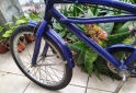 Deportes - Bicicleta R20 Juvenil/ Infantil Azul Chopper Con Rueditas (Usado) - En Venta