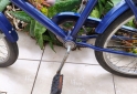 Deportes - Bicicleta R20 Juvenil/ Infantil Azul Chopper Con Rueditas (Usado) - En Venta