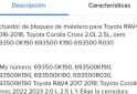 Accesorios para Autos - Cerradura electrica porton trasero toyota Rav Corolla Cross - En Venta