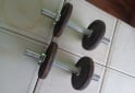 Deportes - Excelente Par de Mancuernas con Rosca Marca MIR con 10 Kg de Discos de Fundici�n - En Venta