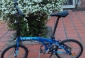 Deportes - Bicicleta Plegable Olmo Rodado 20 Azul - En Venta